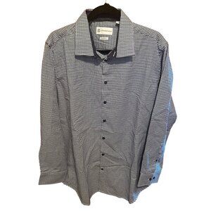 CL by Christian Lacroix Men's Contemporary Fit Cotton‎ Dress Shirt 17.5"